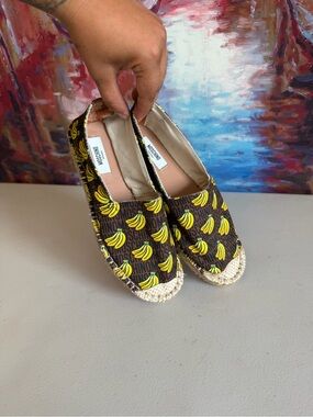Moschino Couture X Jeremy Scott Super Mario Banana Bunch canvas espadrilles